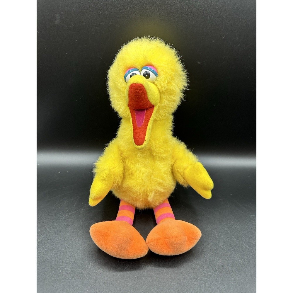 Vintage Big Bird 1986 Hasbro Sesame Street Plush 15"‎ Muppets Doll